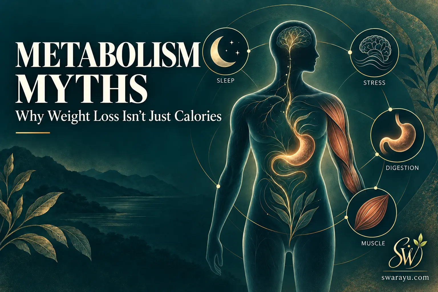 Weight loss is influenced by calories, sleep, stress, digestion and muscle health — Swarayu Wellness Clinic